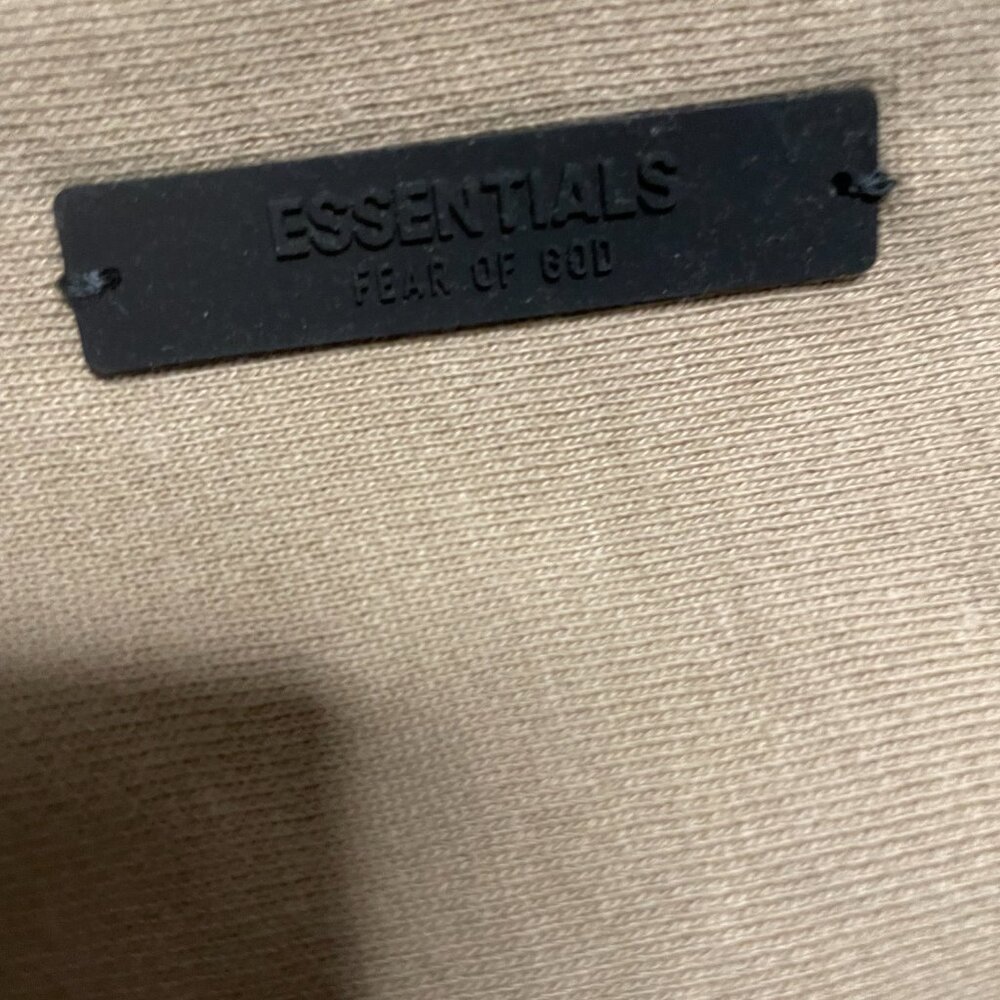 FOG - Fear of God Essentials Desert Sand Fleece Hoodie - (READ DESCRIPTION) - Picture 6 of 11
